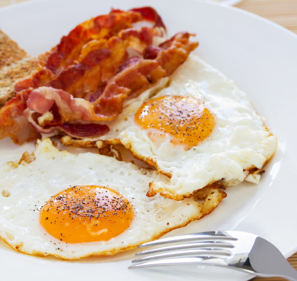 This image has an empty alt attribute; its file name is bacon-and-eggs-1024x969.jpg