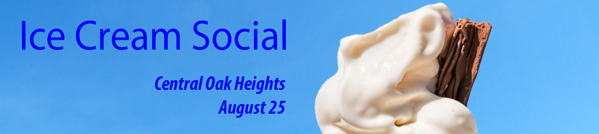 Ice Cream Social Aug 25
